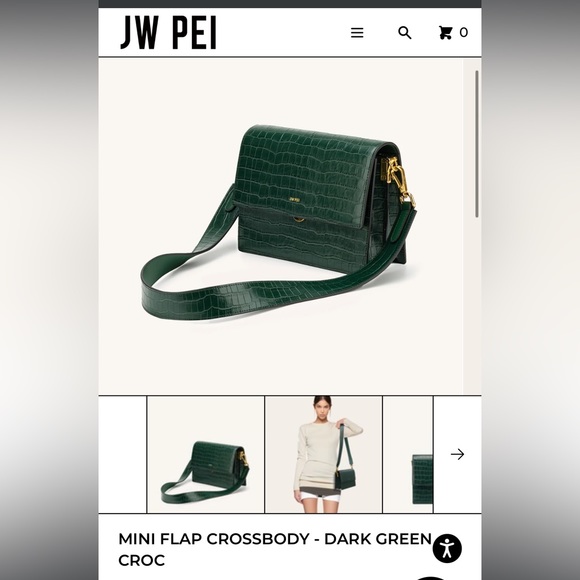 Jw pei crossbody bag - deep green - Picture 1 of 1